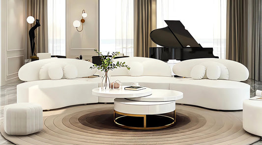 Living Room Featured Collection On How to Choose Coffee Table All White Perfect Picks