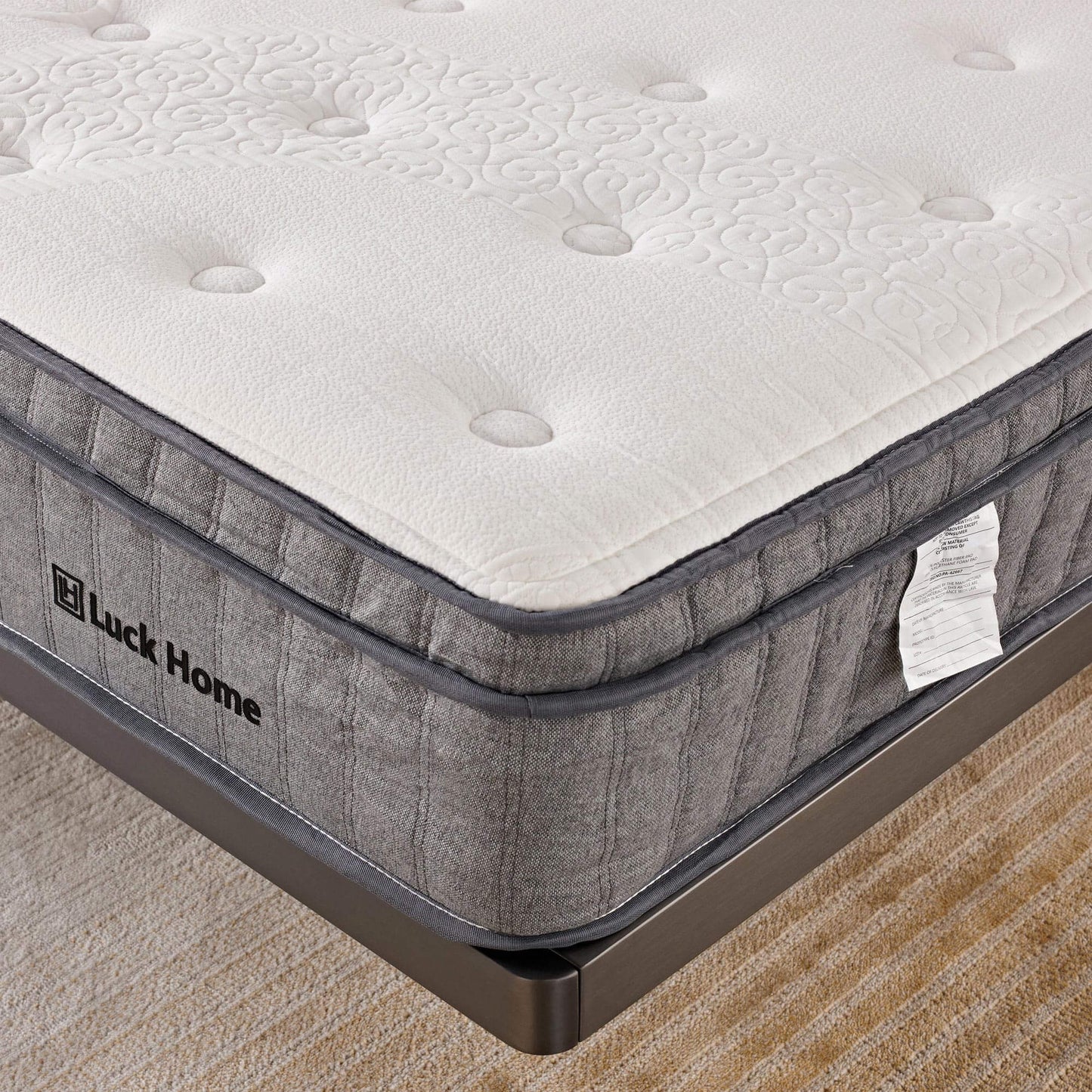 Zero-feeling Breathable Roll-Packed Compressed Mattress with Independent Pocket Spring and Dynamic Sponge in Full Size Queen Size King Size