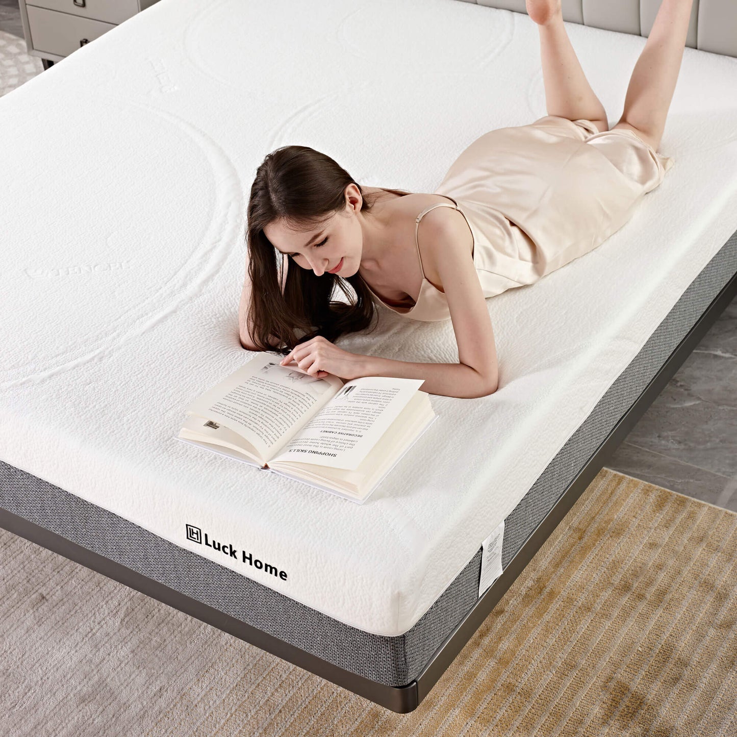 Premium Breathable Mattress with Advanced Motion Isolation In Full Size In Queen Size