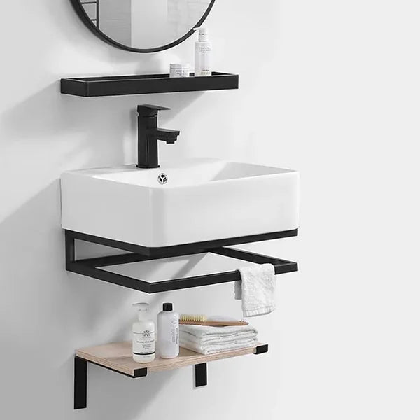 Floating Bathroom Vanity with Top with Sink Modern Single Sink Vanity#A