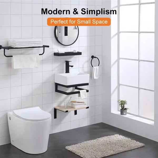 Floating Bathroom Vanity with Top with Sink Modern Single Sink Vanity#A