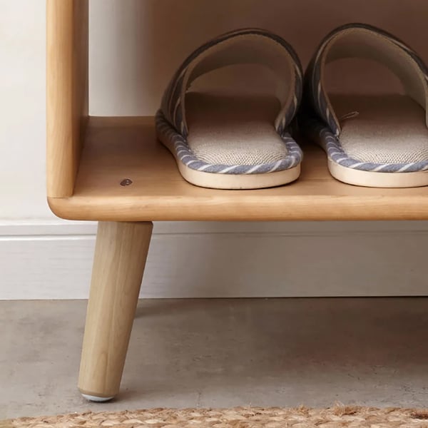 Banc d'entrée rabattable gris avec étagère à chaussures rembourrée moderne de 23,6 po avec rangement ouvert