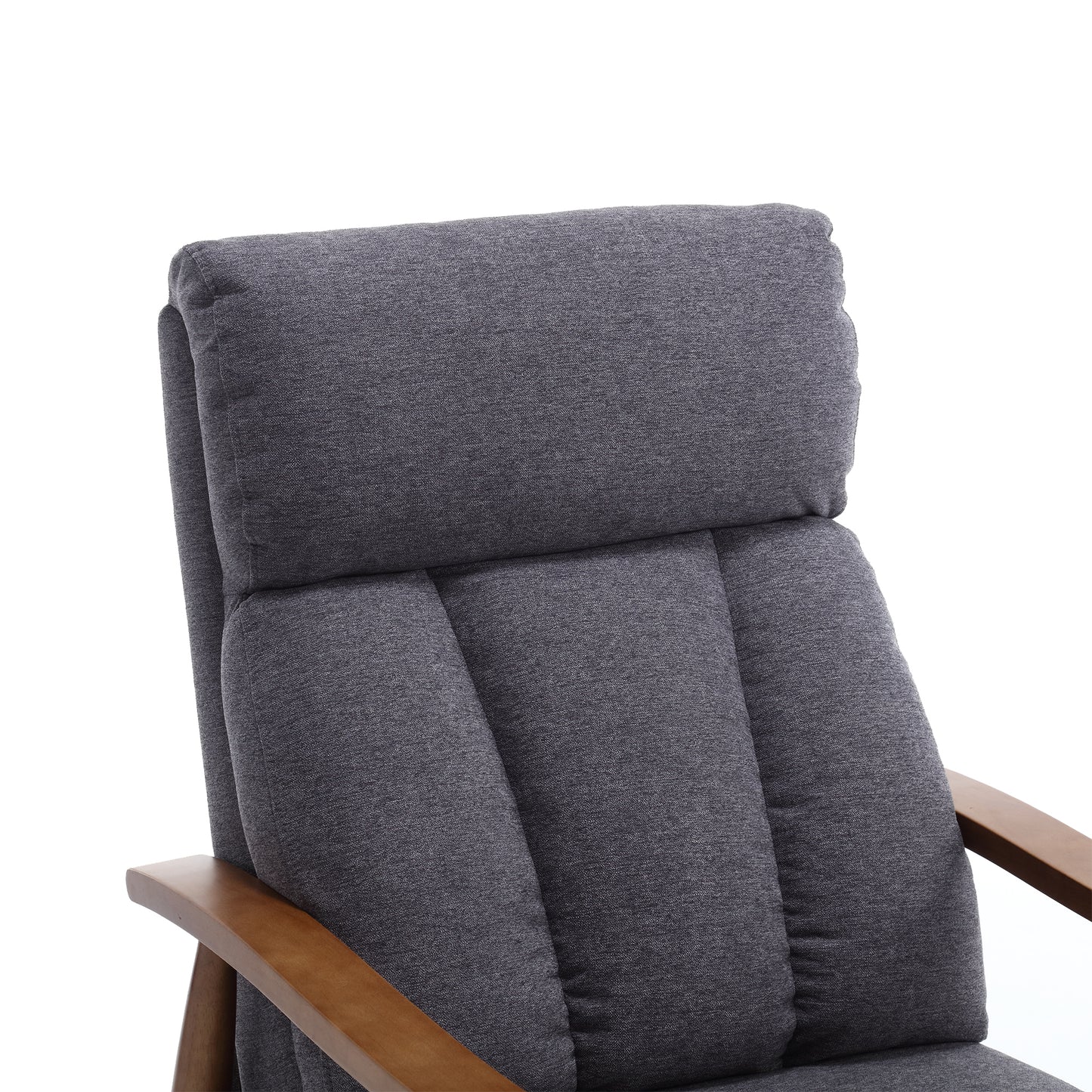 COOLMORE Wood Frame Armchair,  Modern Accent Chair Lounge Chair for Living Room