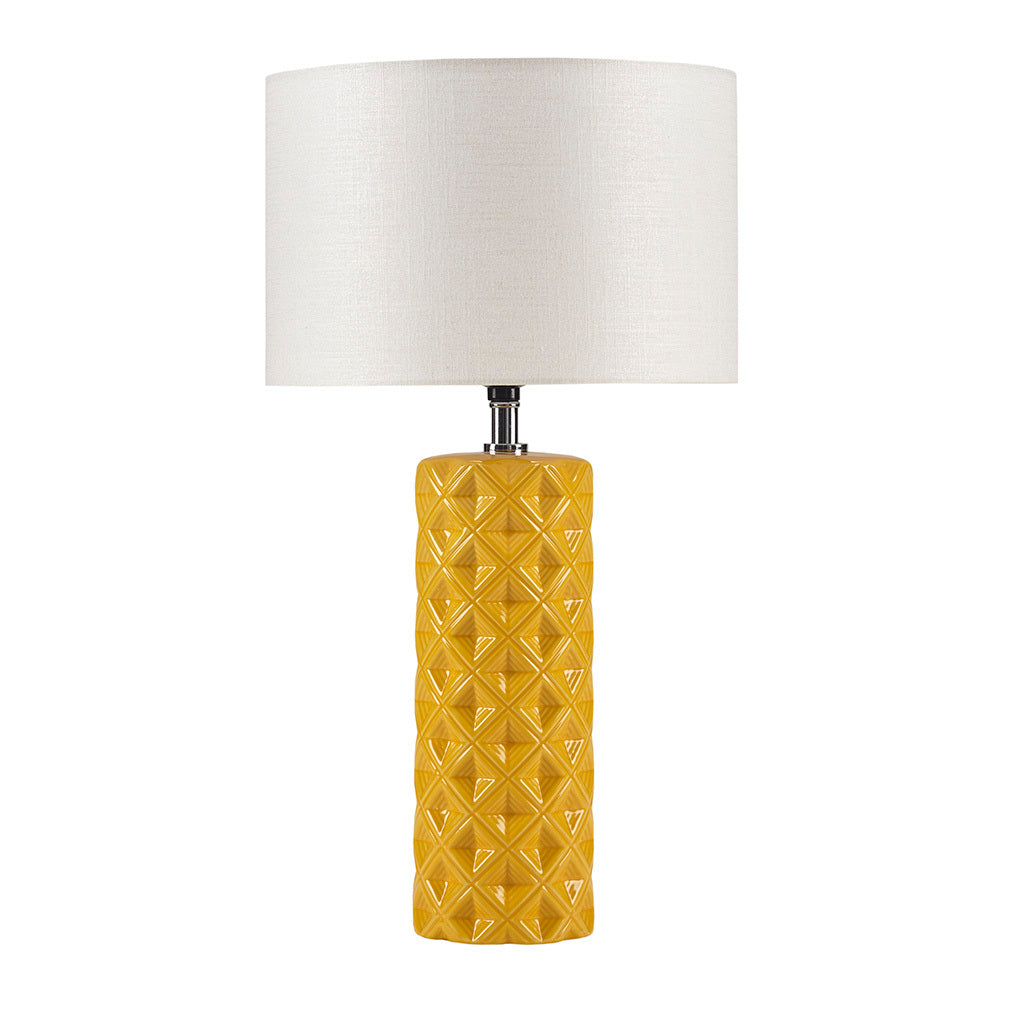 Geometric Ceramic Table Lamp