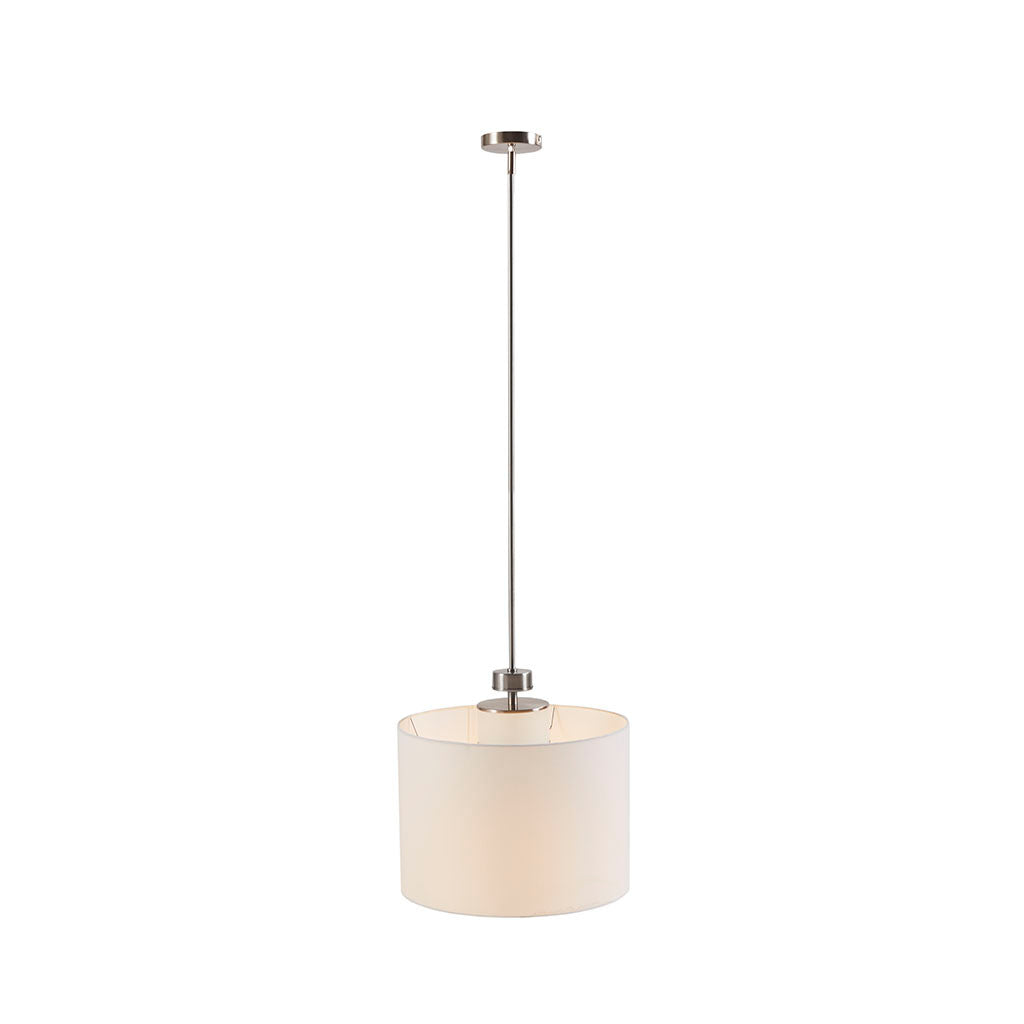 Metal Pendant with Drum Shade