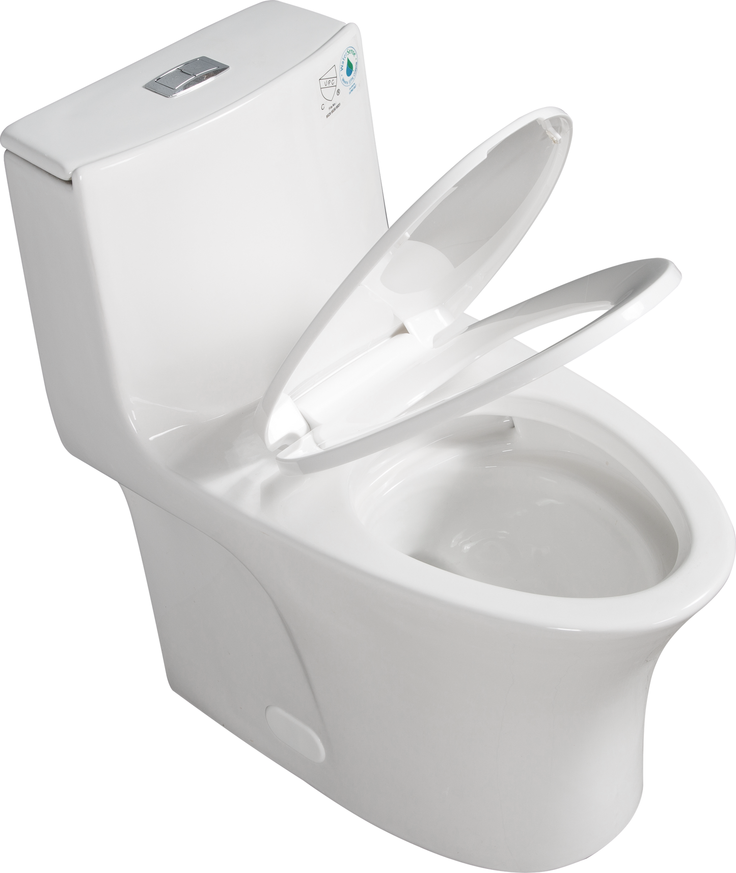 Water-Saving 1.1/1.6 GPF Dual-Flush One-Piece Toilet – Elongated Comfort Height with Soft-Close Seat