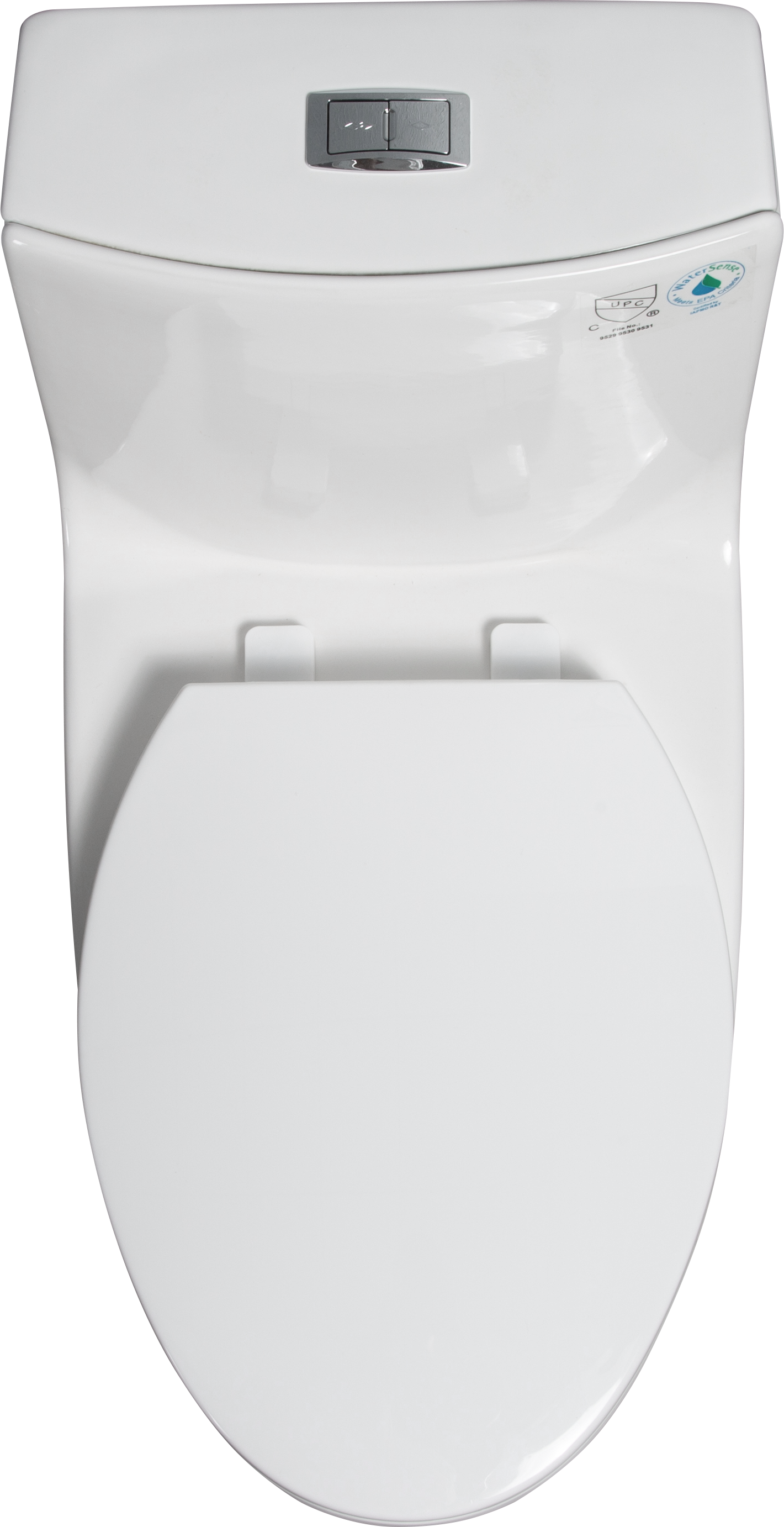 Water-Saving 1.1/1.6 GPF Dual-Flush One-Piece Toilet – Elongated Comfort Height with Soft-Close Seat