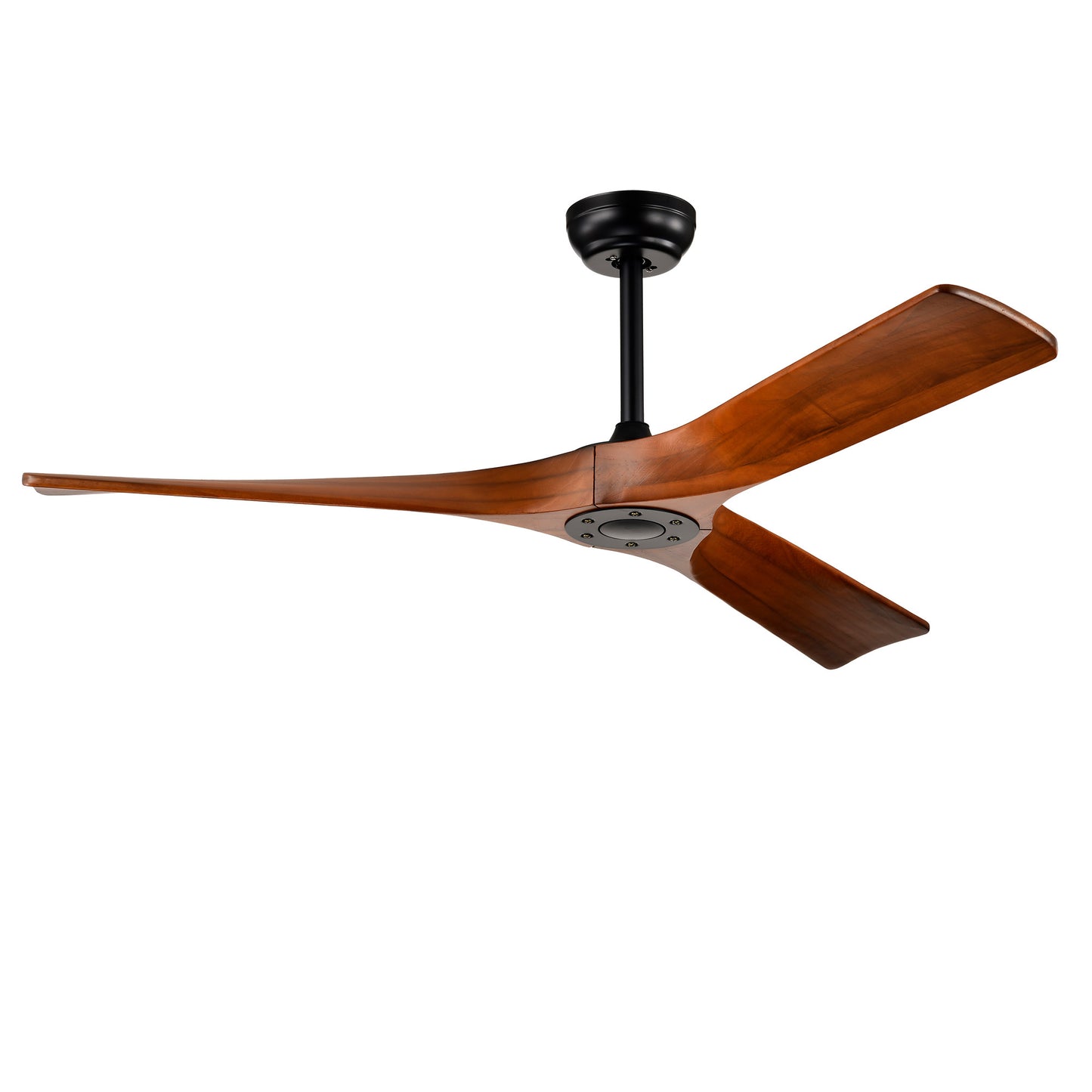 52" Ceiling Fan with Remote Control No Lights,Modern Reversible DC Motor Indoor 3 Blades Ceiling Fans for Patio Bedroom Living Room