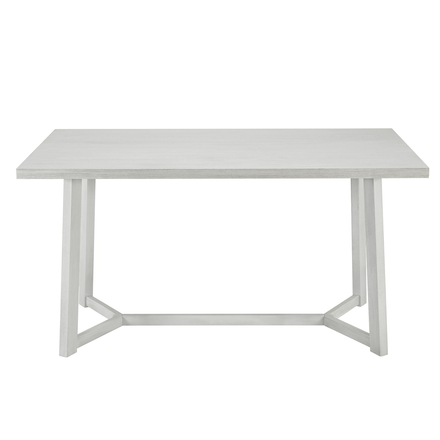 TOPMAX Farmhouse Ensemble de table de salle à manger en bois 6 pièces avec 4 chaises et banc rembourrés Gris