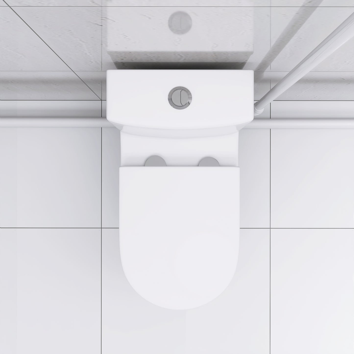 Upflush Toilet For Basement, 600W Macerating Toilet System With Powerful Dual Flush, Elongated 17.25 ADA Comfort, Soft-Close Seat, 3 Water Inlets Connect to Sink, Shower, White