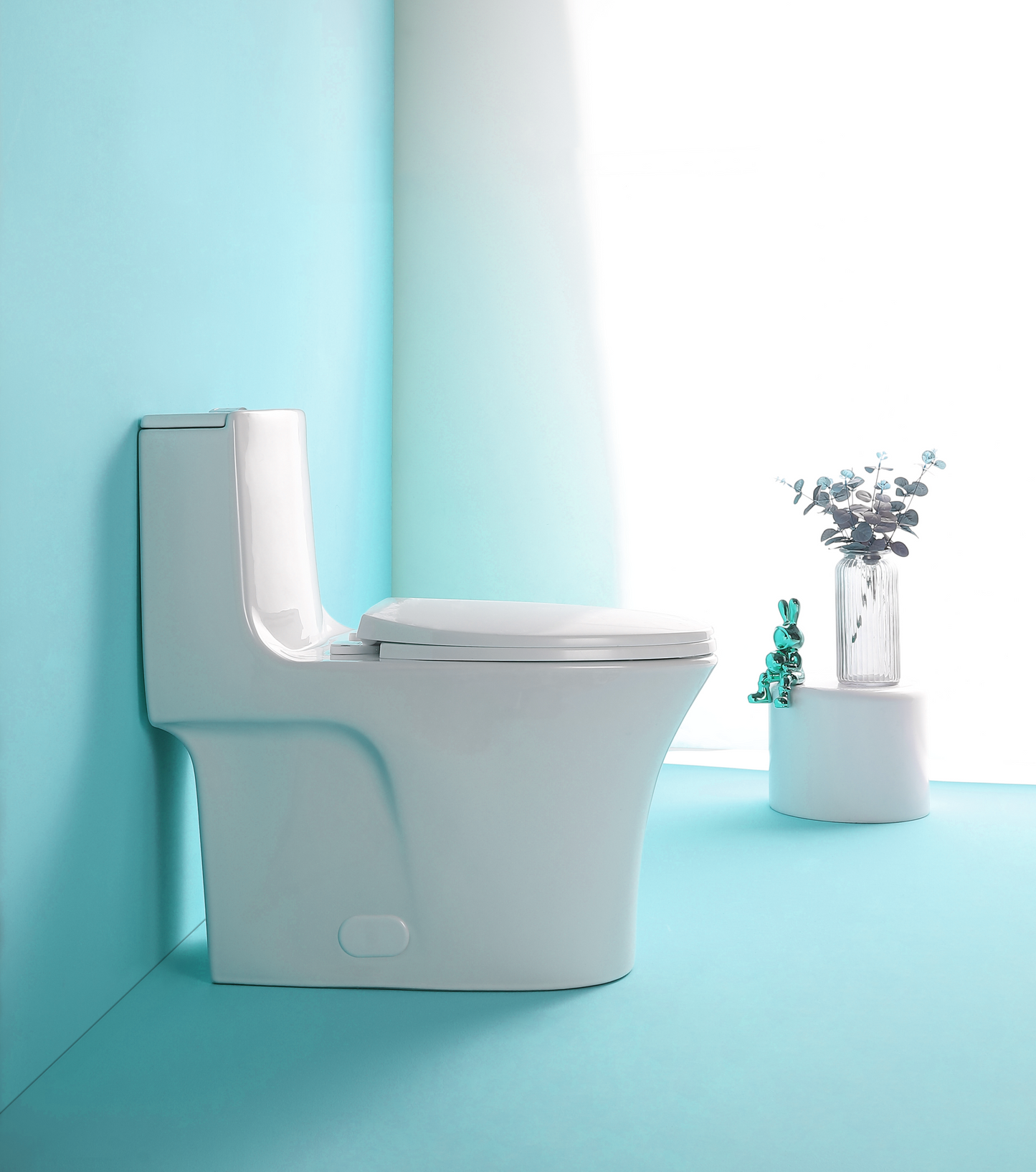 Water-Saving 1.1/1.6 GPF Dual-Flush One-Piece Toilet – Elongated Comfort Height with Soft-Close Seat