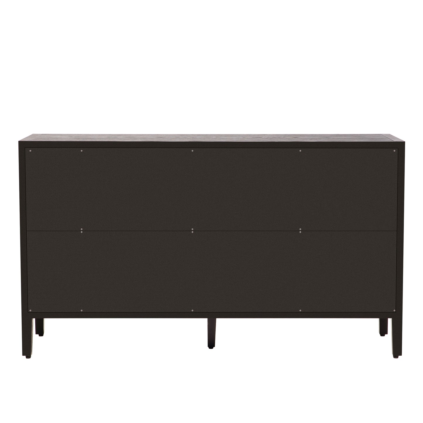 U-STYLE  Storage Cabinet Sideboard Wooden Cabinet with 4 Metal handles ,4 Shelves and 4 Doors for Hallway, Entryway, Living room