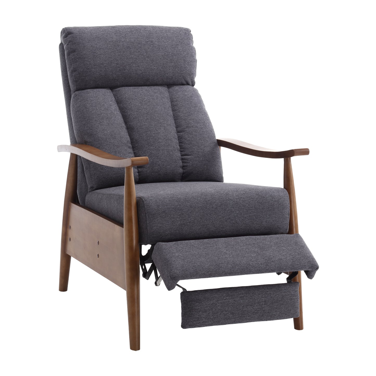 COOLMORE Wood Frame Armchair,  Modern Accent Chair Lounge Chair for Living Room