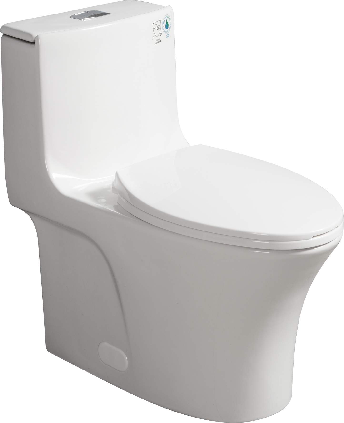 Water-Saving 1.1/1.6 GPF Dual-Flush One-Piece Toilet – Elongated Comfort Height with Soft-Close Seat