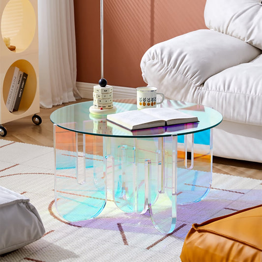 Acrylic Modern Design Fashionable Round Coffee Table