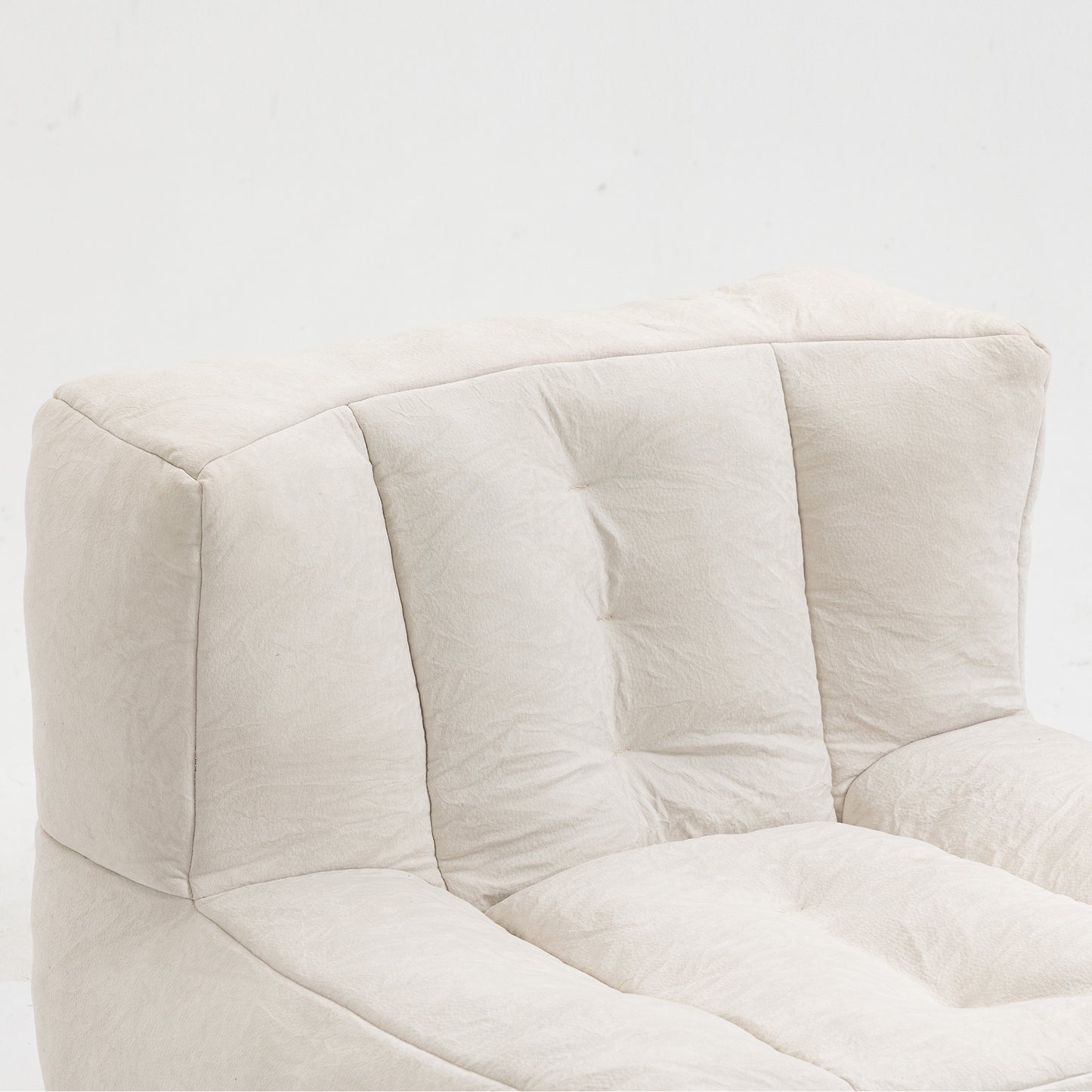 Fauteuil poire moelleux, pouf confortable pour adultes et enfants, fauteuil poire super doux avec mousse à mémoire de forme et pouf, fauteuil poire intérieur moderne pour salon, chambre à coucher, appartement