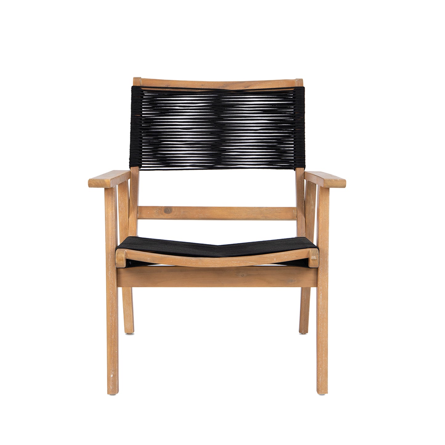 Chaise de meubles de Patio, en corde noire, pour 2 personnes, sectionnelle de conversation en plein air, pour jardin, bord de piscine, jardin