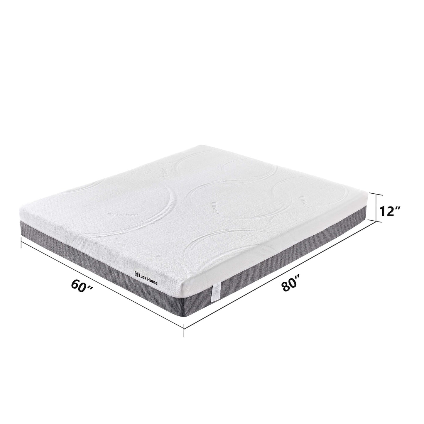 Premium Breathable Mattress with Advanced Motion Isolation In Full Size In Queen Size