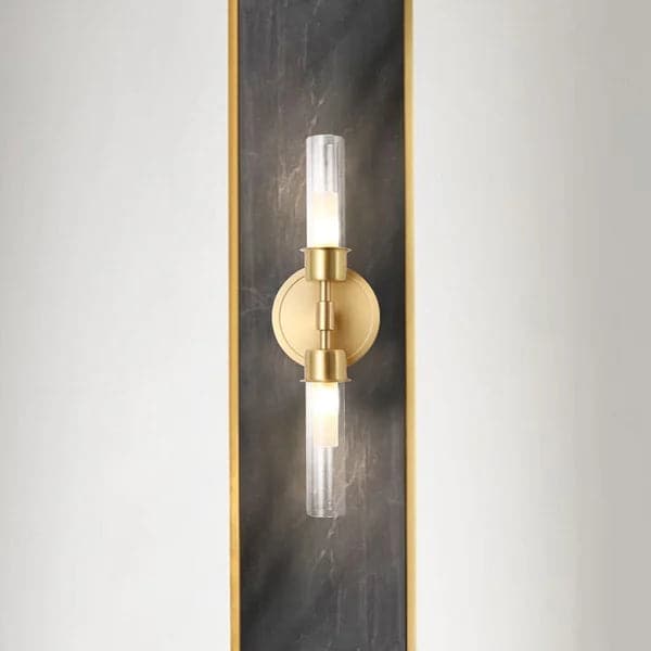 Modern Brass 2-Light Wall Sconce Bedroom Light