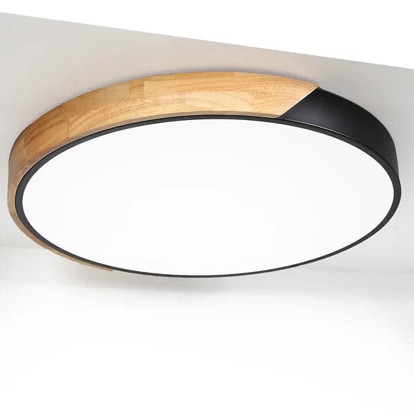 Modern LED Drum Flush Mount Ceiling Light Dimmable and Remote Control