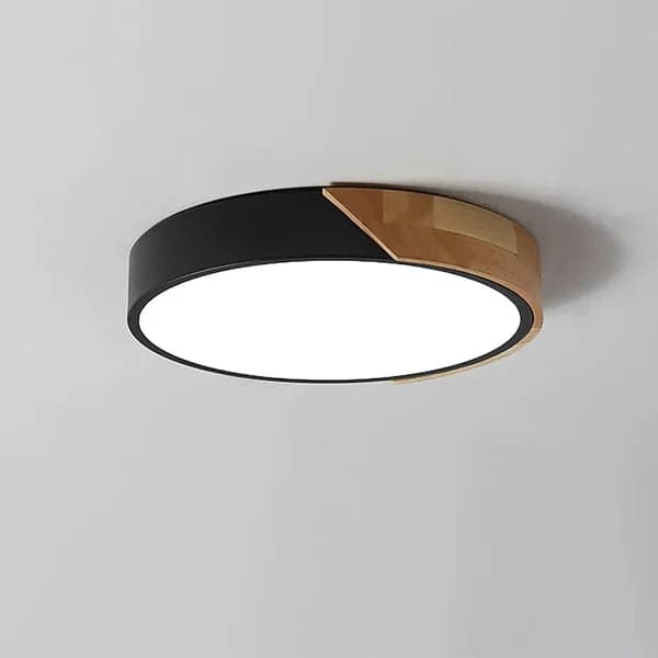 Modern LED Drum Flush Mount Ceiling Light Dimmable and Remote Control