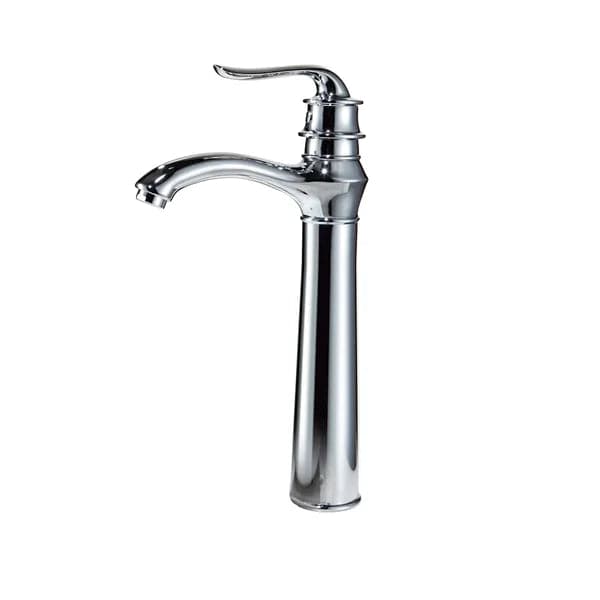 Modern Single Handle Single Hole Bathroom Vessel Sink Faucet in Polished Chrome