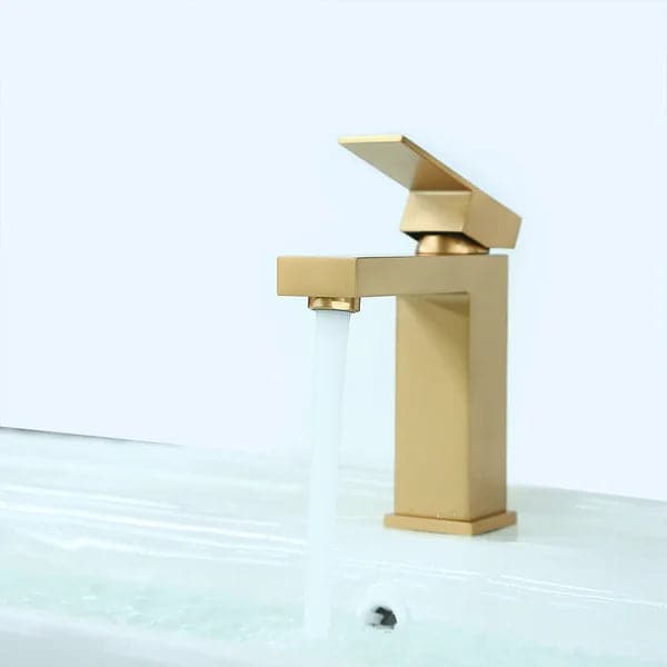 Stylish Luxury Deck Mounted One-Hole Single Handle Bathroom Sink Faucet