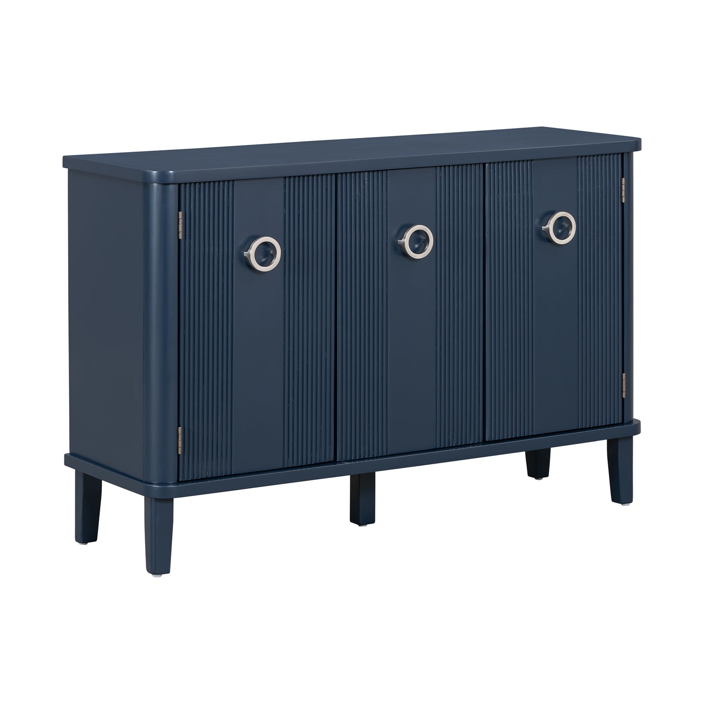 Stylish Fraxinus Mandschuric Cabinet with Adjustable Solid Wood Doors - Ideal for Study & Entrances