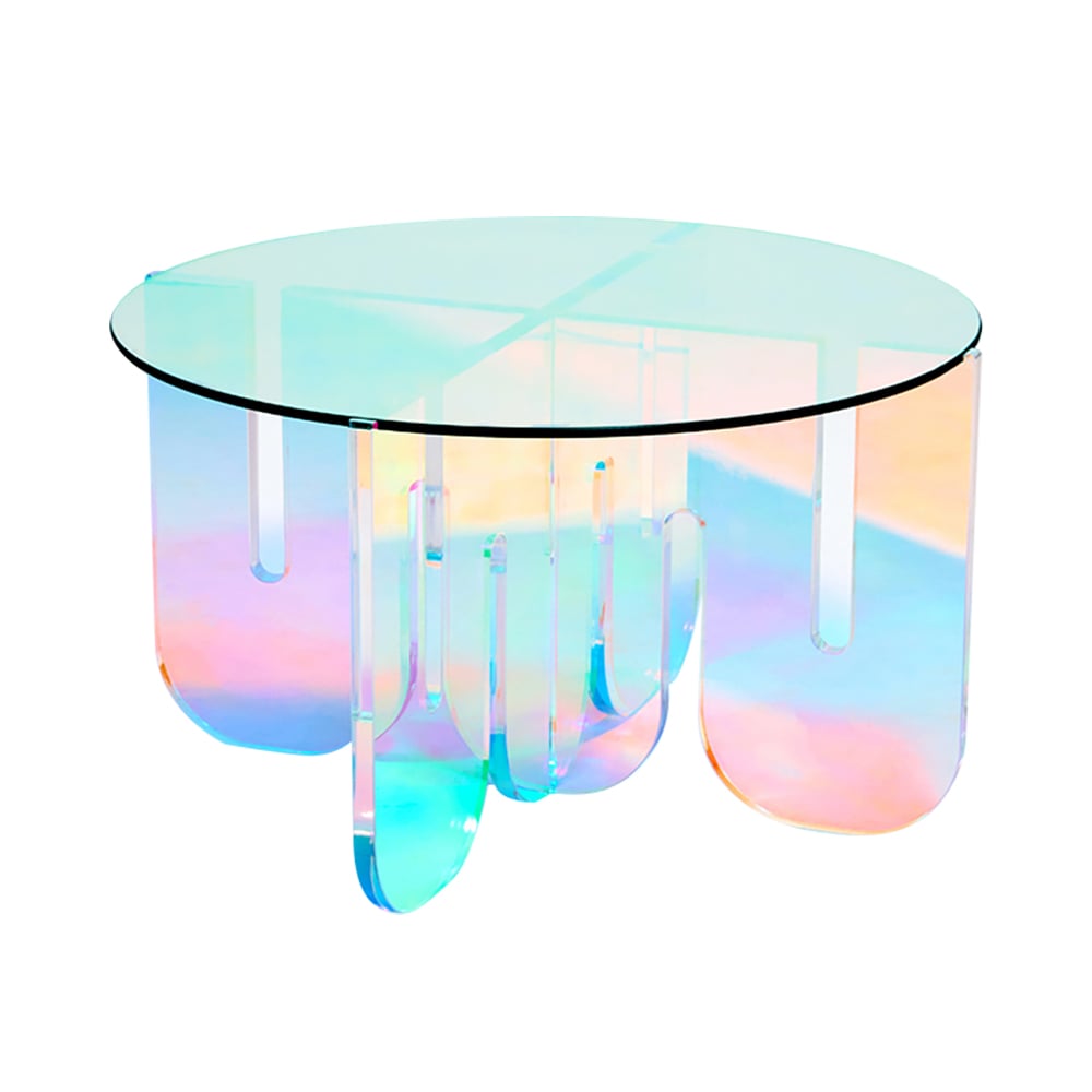 Acrylic Modern Design Fashionable Round Coffee Table