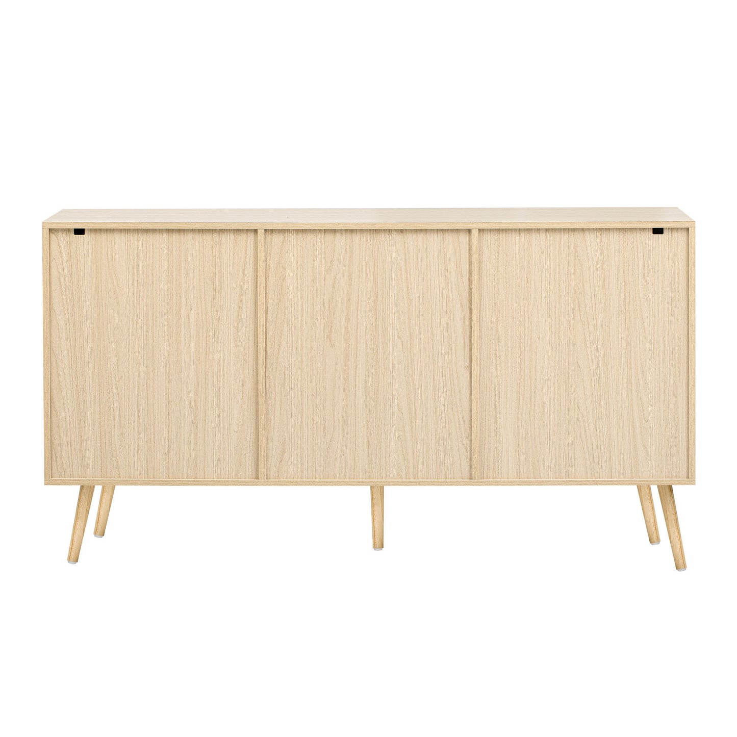 U_Style Modern Cabinet with 2 Doors and 3 Drawers, Suitable for Living Rooms, Studies, and Entrances.