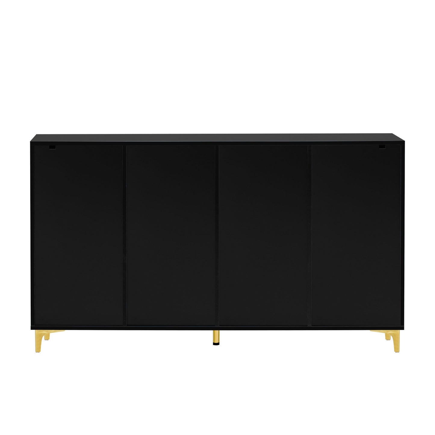 U_Style Glossy Finish Light Luxury Storage Cabinet, Adjustable, Suitable for Living Room, Study, Hallway.