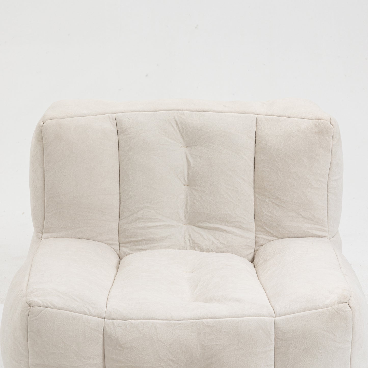 Fauteuil poire moelleux, pouf confortable pour adultes et enfants, fauteuil poire super doux avec mousse à mémoire de forme et pouf, fauteuil poire intérieur moderne pour salon, chambre à coucher, appartement