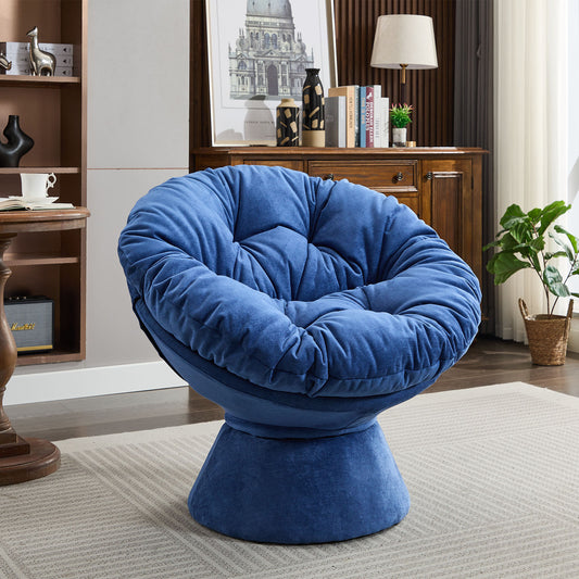 Oversized Swivel Accent Chair, 360 Swivel Barrel Chair, Papasan Chair for Living Room Bedroom