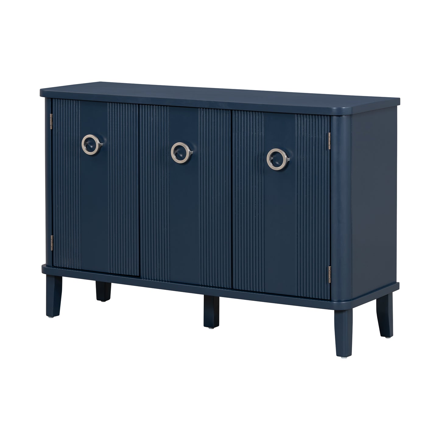 Stylish Fraxinus Mandschuric Cabinet with Adjustable Solid Wood Doors - Ideal for Study & Entrances