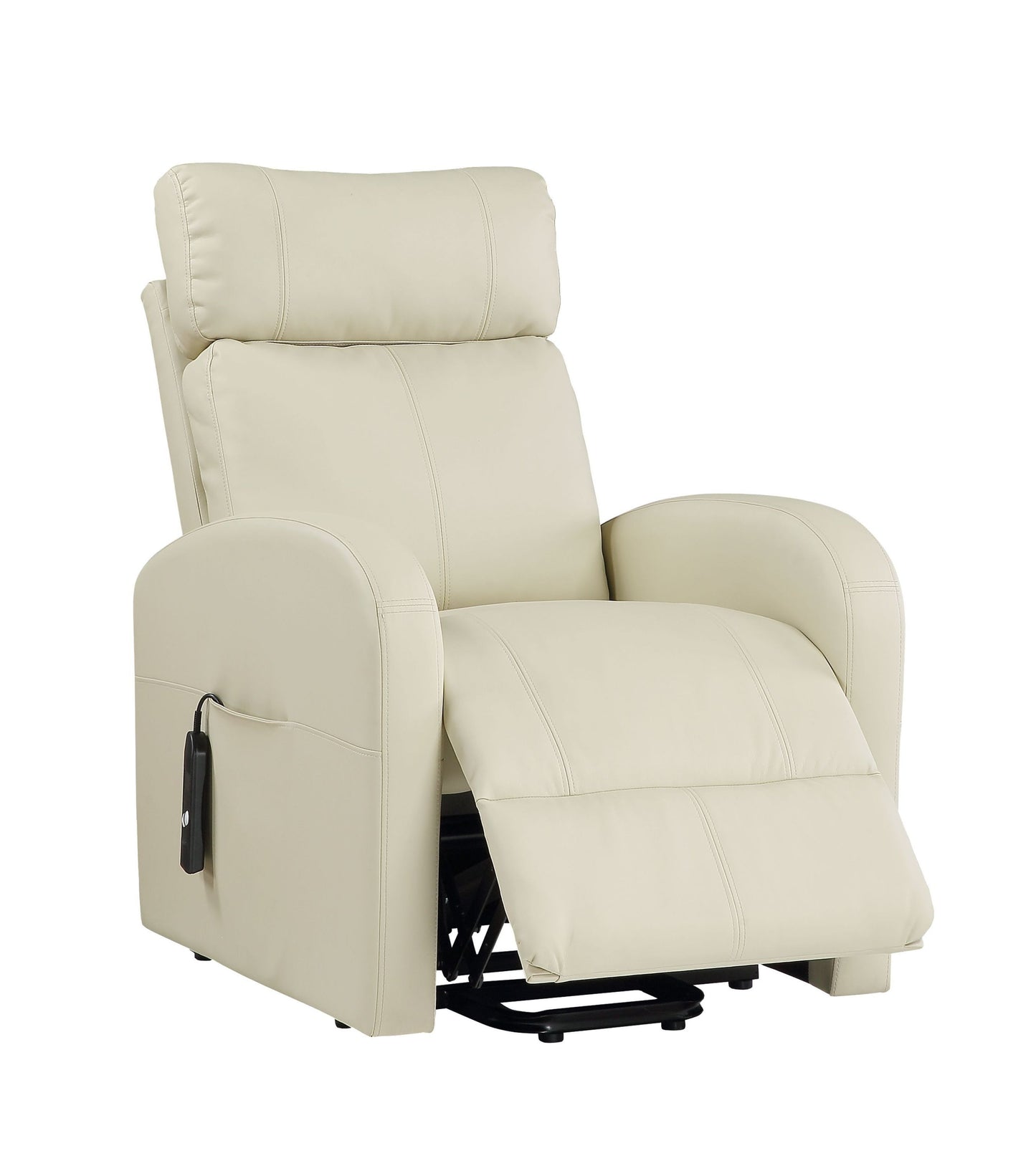 ACME Ricardo Fauteuil inclinable avec relevage électrique, Beige PU 59499