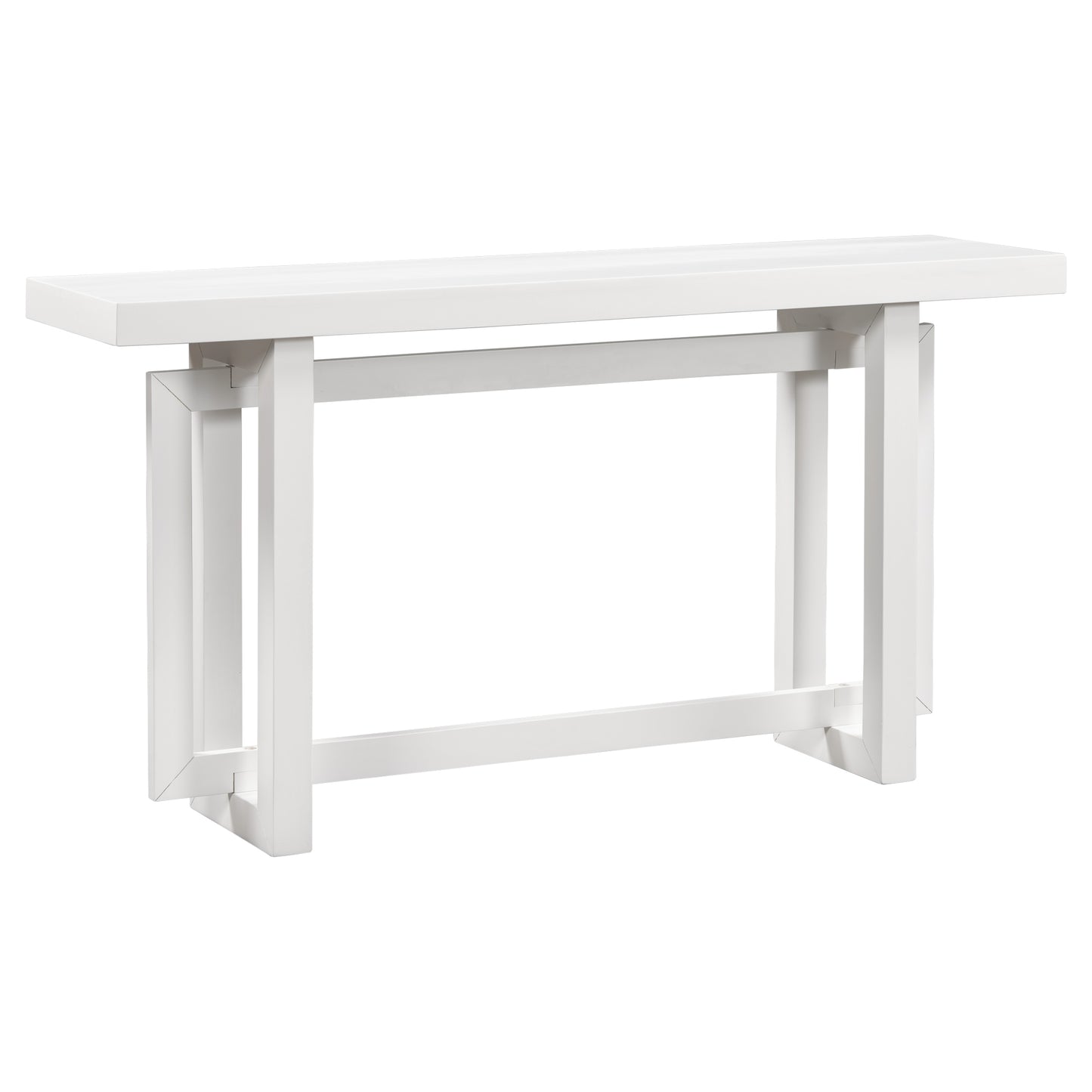 U_STYLE Contemporary Console Table with Wood Top, Extra Long Entryway Table for Entryway, Hallway, Living Room, Foyer, Corridor