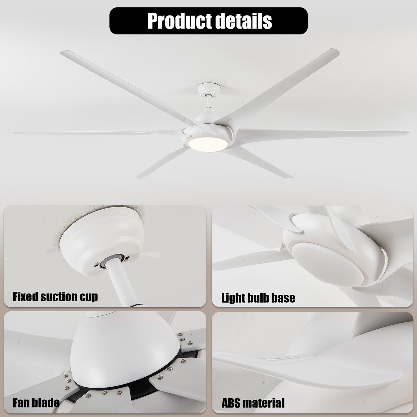 100" Ceiling Fans With Lights And Remote