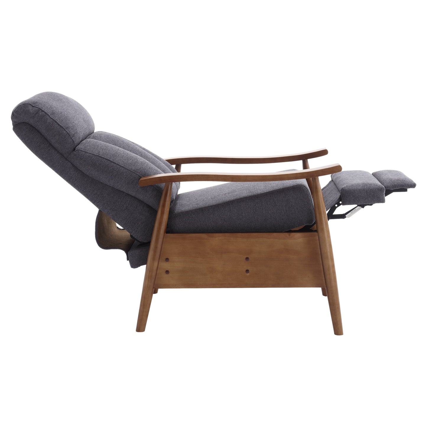 COOLMORE – fauteuil à cadre en bois, chaise d'appoint moderne, chaise longue pour le salon