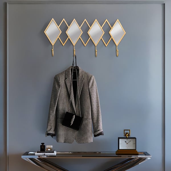 Luxury Entryway Wall Mounted Coat Rack (Set of 2)