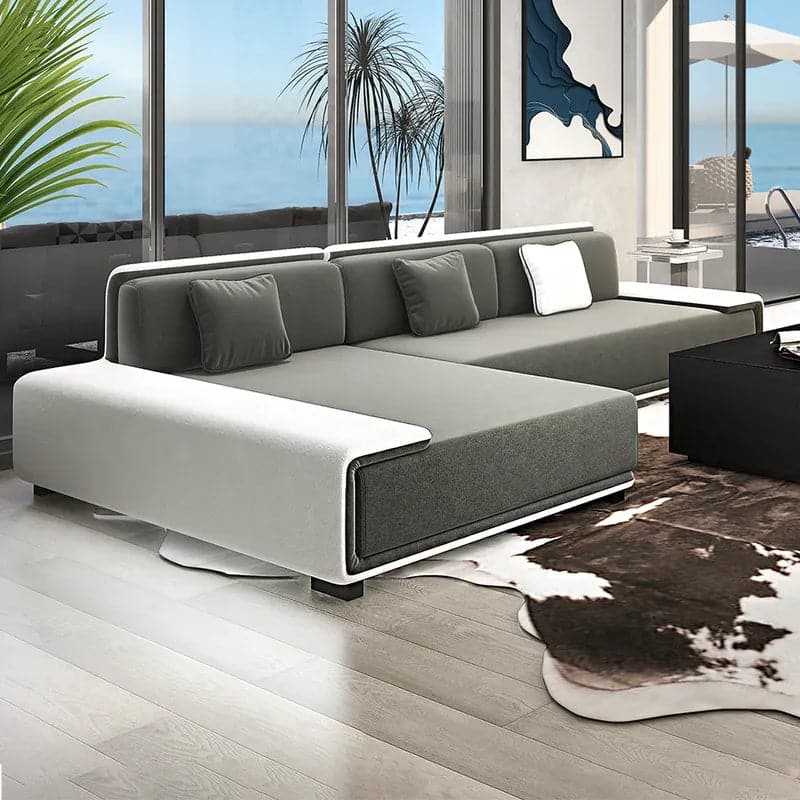 Cotton deals modular sofa