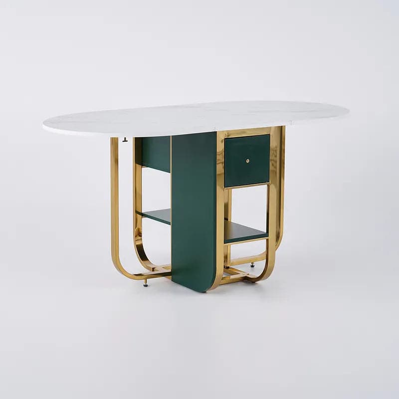 Table à manger rectangulaire extensible moderne, pliable en bois, pour salle à manger