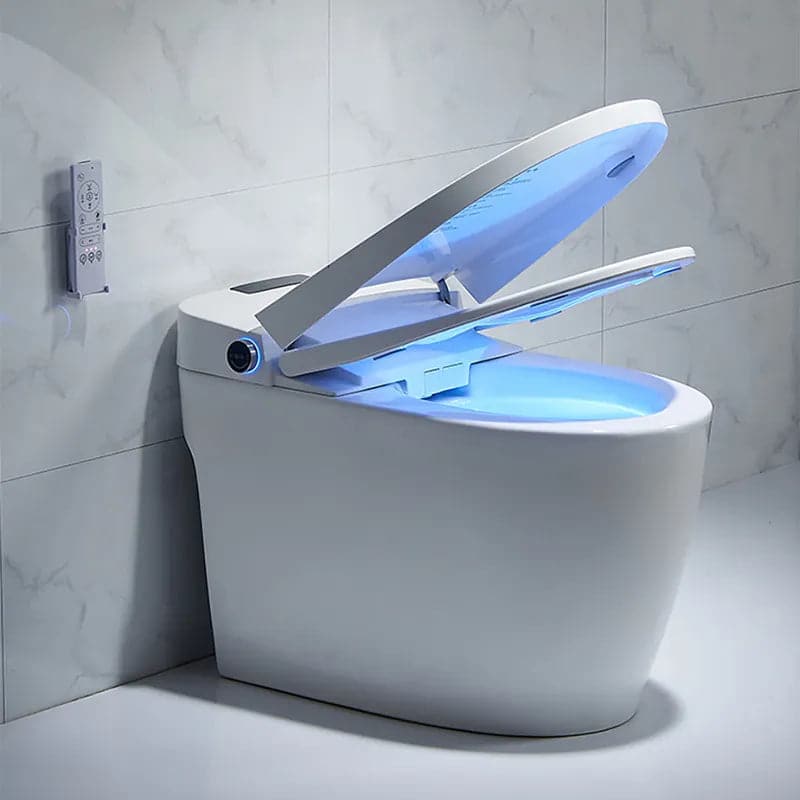 Toilettes intelligentes autonettoyantes au sol, toilettes automatiques sans réservoir, une pièce