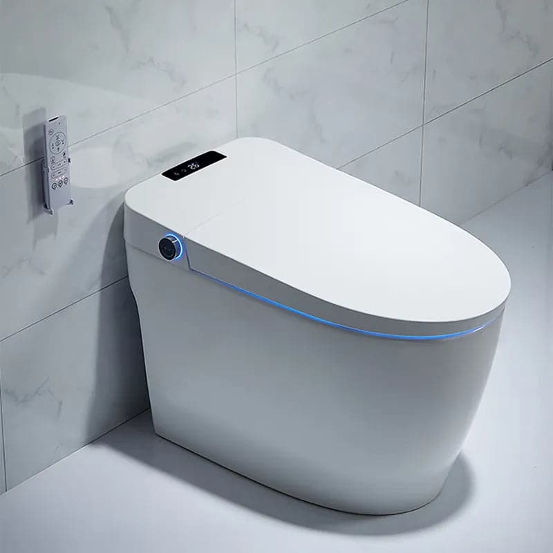 Toilettes intelligentes autonettoyantes au sol, toilettes automatiques sans réservoir, une pièce