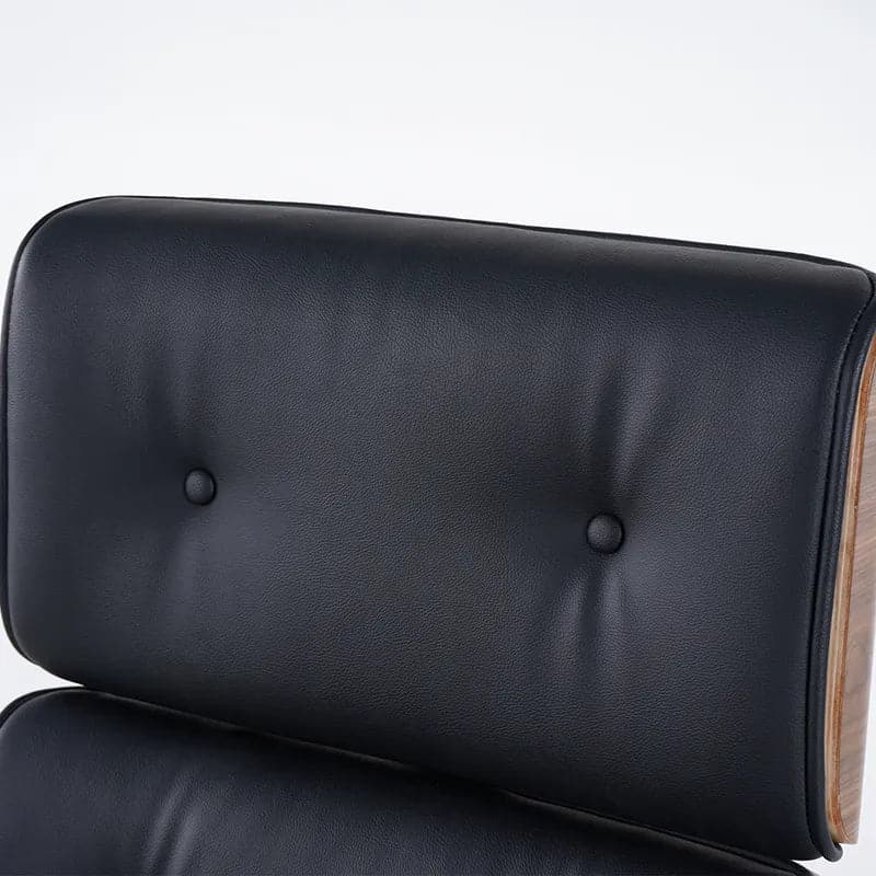 La chaise noire moderne de bureau à domicile a tapissé la taille réglable de tâche de pivot