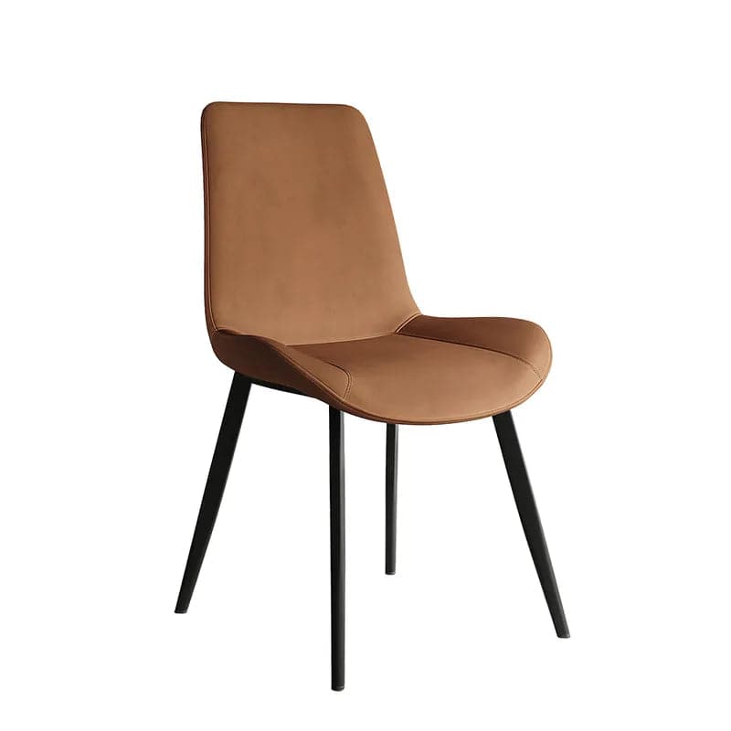 ModernBrownDiningChair_Setof2_PULeatherUpholsteredSideChair#Brown