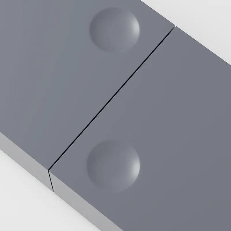 Table basse grise moderne avec table basse carrée de rangement avec tiroir