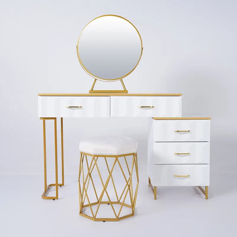 Nordic Dressing Table with Full Body Mirror And Drawers – Space Saving For  Home