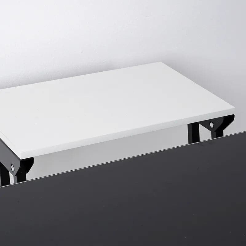 Table basse moderne en verre blanc avec tiroirs et table multifonction de rangement