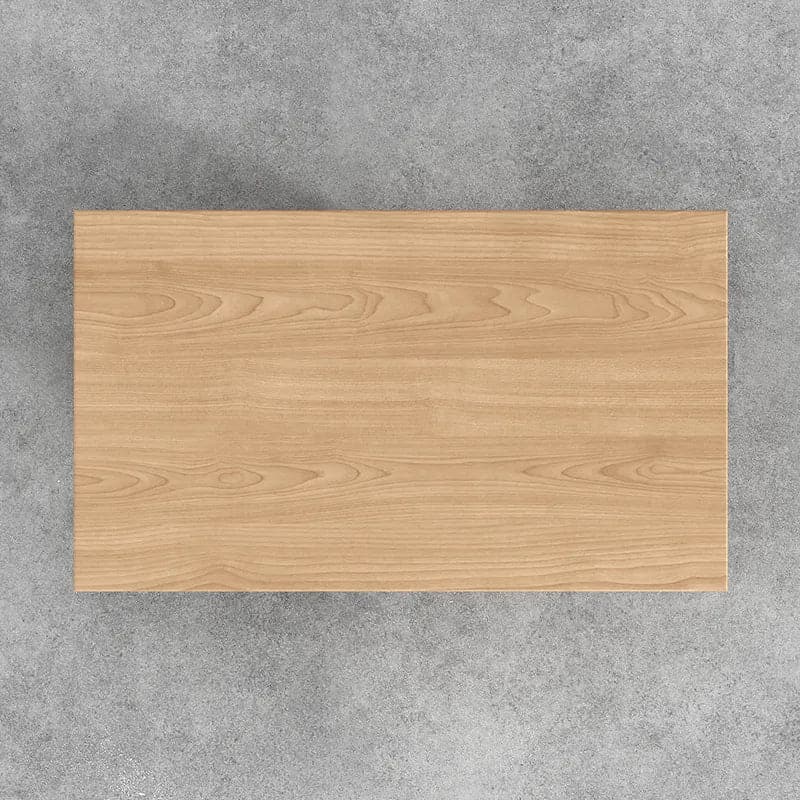 Modern Wood Coffee Table Rectangle-shaped in Natural Rustic#Natural
