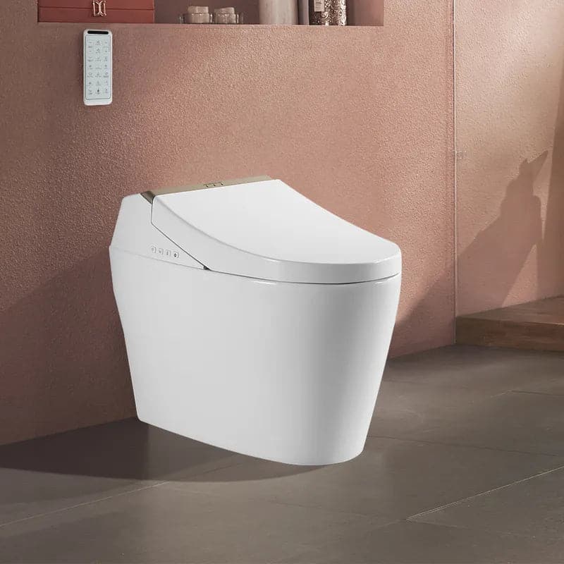 One-Piece Elongated Smart Toilet Floor Mounted Automatic Toilet Self-Clean